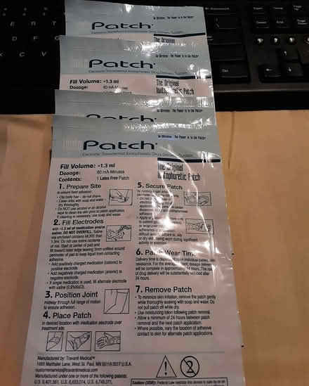 Photo of free ionto patches (US19 & Nursery Road) #2