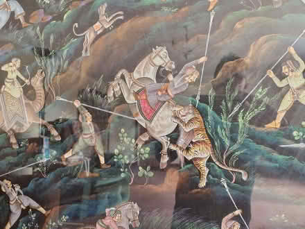 Photo of free Framed Indian cloth painting (Biggar ML12) #3