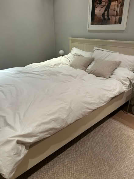 Photo of free Double Bed Mattress and Frame (Hyde Park W2) #1