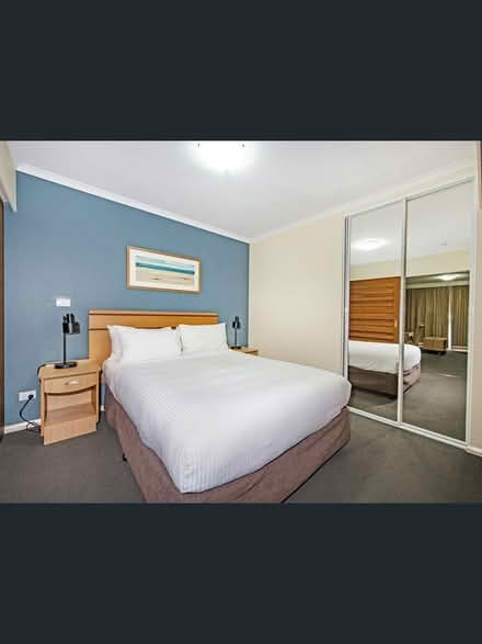 Photo of free Queen bedhead and base (The Entrance) #1