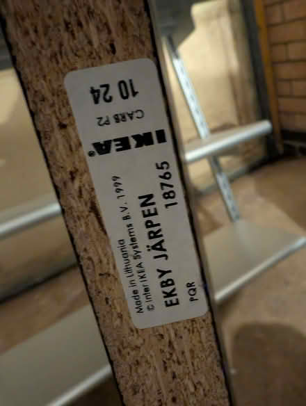 Photo of free IKEA strong heavy duty shelf (Burnmill Farm LE16) #3