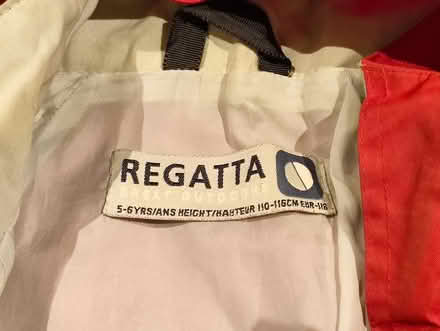 Photo of free Regatta Raincoat for 5-6 year old (Cambridge CB4) #2