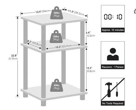Photo of free Night stand table (City of Bristol BS4) #1