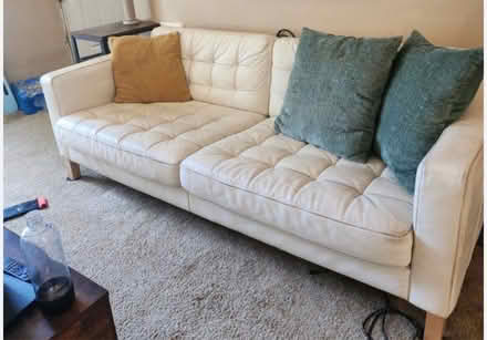 Photo of free Ikea Leather Sofa (Catford) #1