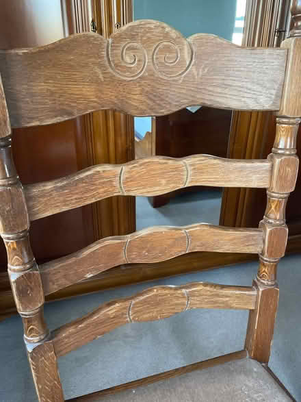 Photo of free Solid oak chair (Sunningdale) #2