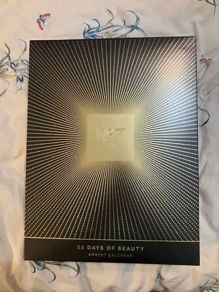 Photo of free Empty No7 advert calendar box & turquoise topshop skirt (Palmers Green N13) #1