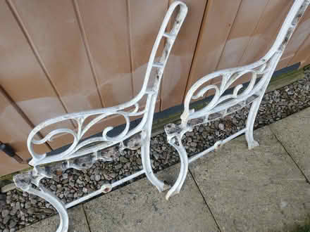 Photo of free Metal bench ends (Presteigne LD8) #1