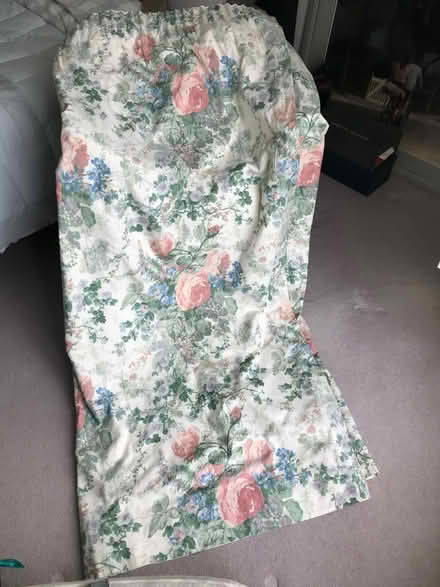 Photo of free Pair Of Sanderson Fabric Curtains Floral Chintz (Chichester PO19) #1
