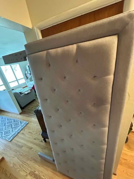 Photo of free Fabric King Headboard (San Leandro) #1