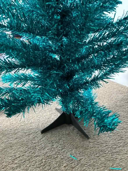 Photo of free 2 tinsel Christmas trees (Homerton E5) #2