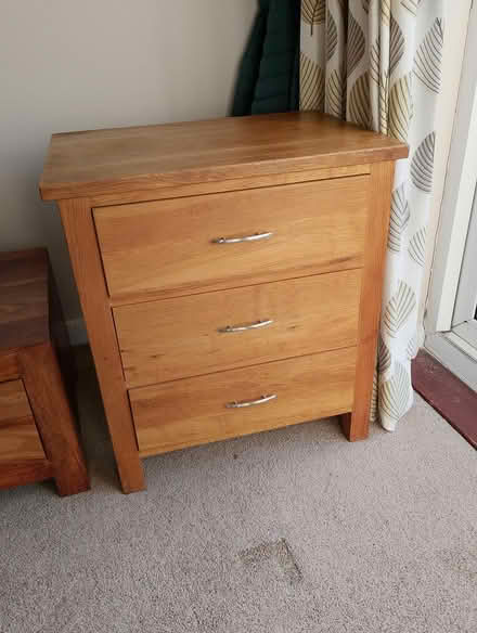 Photo of free 3 drawer bedside cabinet (Newmarket CB89BN) #1