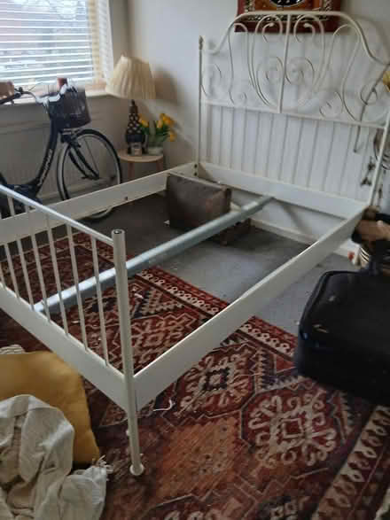 Photo of free Double bedframe and mattress (M410sw) #1