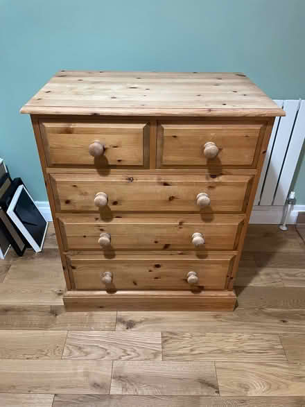 Photo of free Pine chest of drawers (Hanwell W7) #1