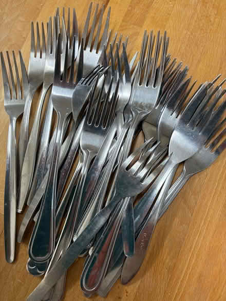 Photo of free A collection of forks (Spacey Houses HG3) #1