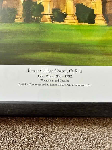 Photo of free Framed John Piper print (South Acton, W4) #3