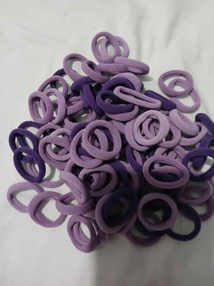 Photo of free Bundle of small purple hairbands (Yaxley PE7) #1