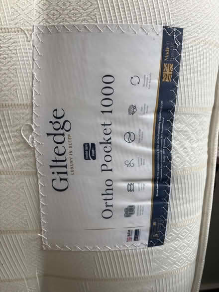 Photo of free Double mattress one year old (Laund BB9) #2