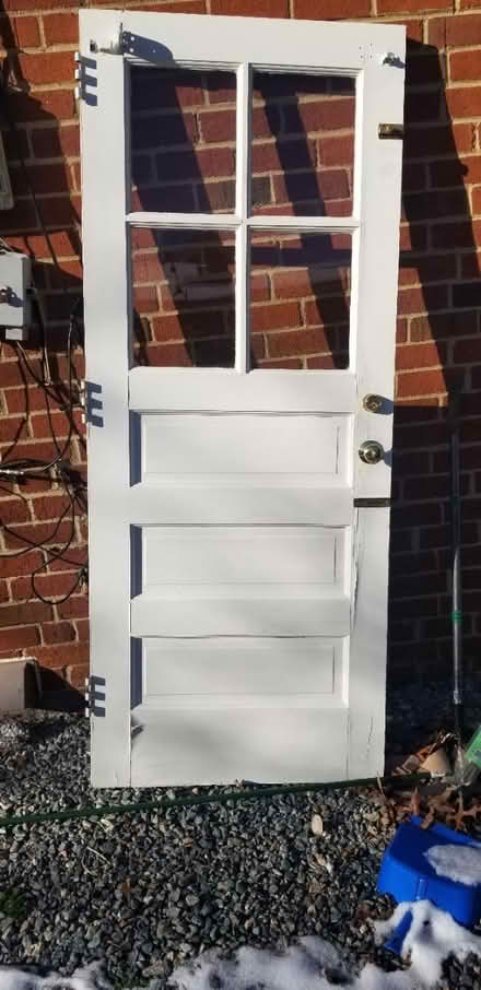 Photo of free Vintage exterior door (Arlington- Yorktown area) #1