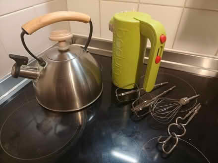 Photo of free Whistling kettle electric mixer (Colindale NW9) #1