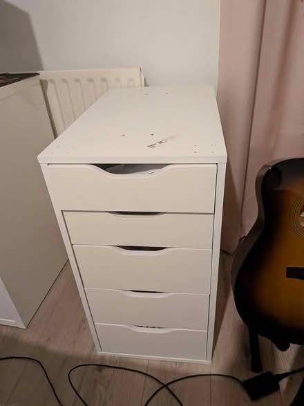 Photo of free IKEA ALEX Drawer unit, white, 5 drawers (Fulham Palace Rd SW6) #1