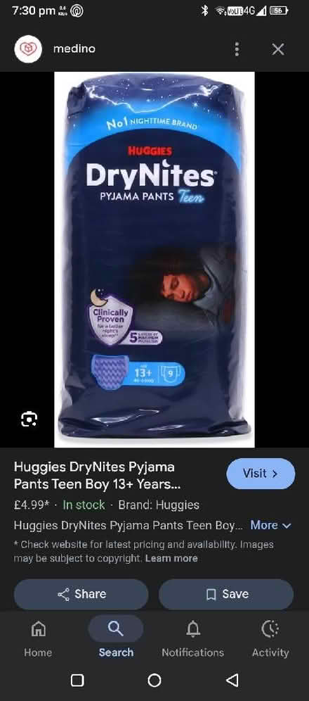 Photo of 13+ years nappies (St Helens TN35) #1