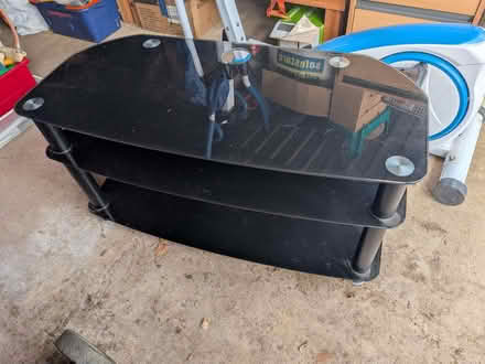 Photo of free Glass TV and Audio Stand (Purley on Thames RG31) #2