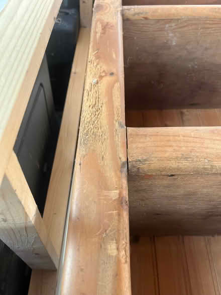 Photo of free Old pine bookcase (Bursledon SO31) #2