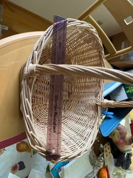 Photo of free 13” long + 12” high handle basket (Saratoga Village) #2