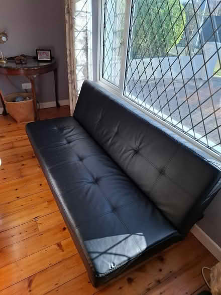 Photo of free Black sofa bed (Foxrock) #1