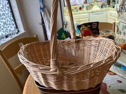 Photo of free 13” long + 12” high handle basket (Saratoga Village) #1