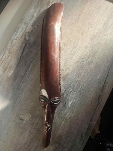 Photo of free Wooden African mask (Clapham Common) #1
