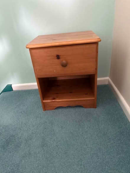 Photo of free Small Bedside Unit ( Pine ) (Wallington PO16) #1