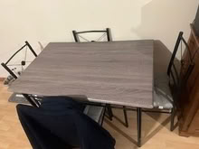 Photo of free dining table and four chairs (Hitchin SG5) #1