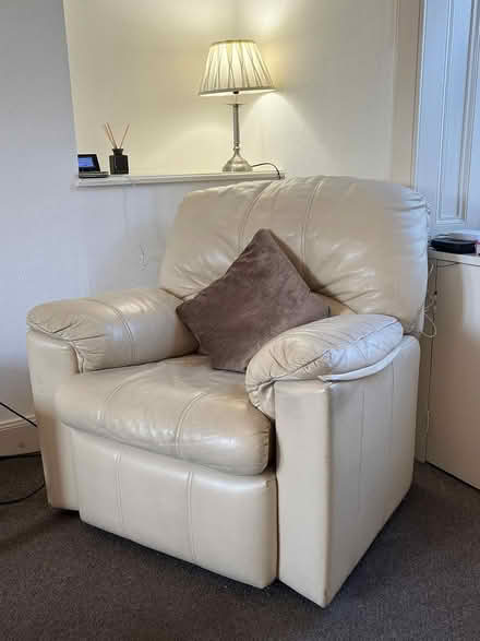 Photo of free 3 Piece leather suite (Galashiels TD1) #1