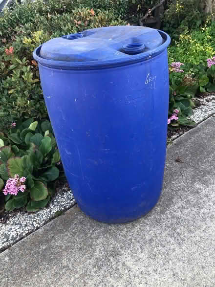 Photo of free 55 gallon rain barrel (West San Jose by Lynbrook High) #1
