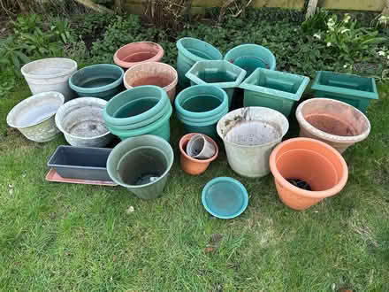 Photo of free Assorted Plastic Flower Pots (Butler's Cross HP17) #1