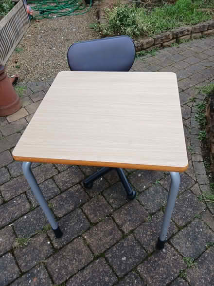 Photo of free Small square sturdy desk, table (West Bridgford NG2) #2