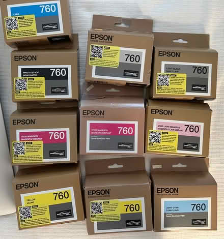 Photo of free 10 Epson printer ink cartridges 760 (Cleveland Park) #1