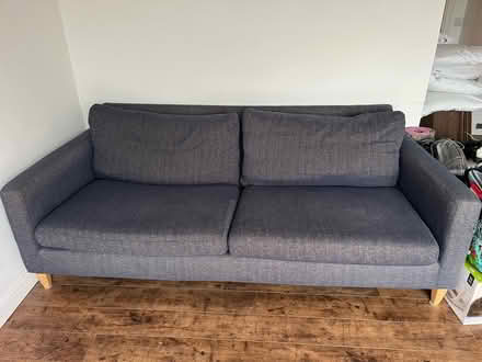 Photo of free Dark blue John Lewis sofa (Leyton Midland Road) #1