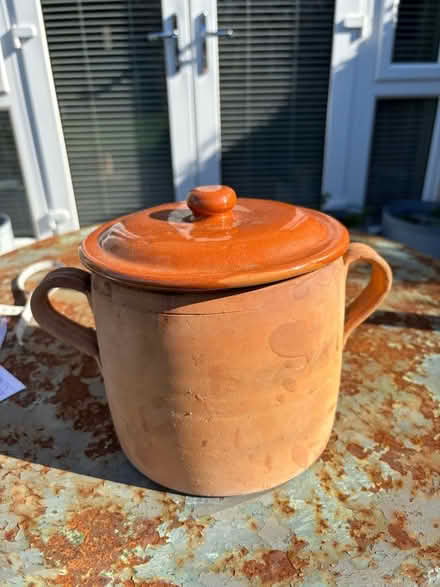 Photo of free Small earthenware casserole pot (Chichester PO19) #1