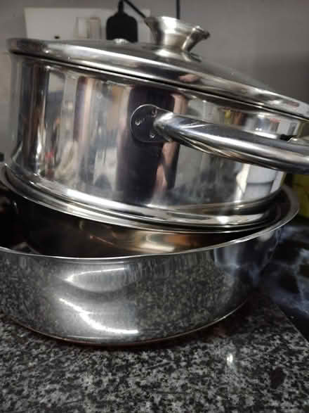 Photo of free Pans & chopper (electric) (ST5 8) #2