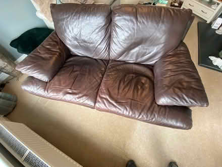 Photo of free Leather sofa (S43) #3