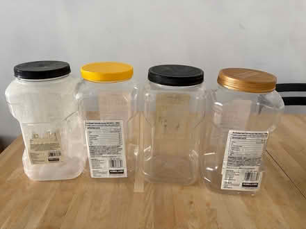 Photo of free 4 large lidded containers (Chester CH2) #1