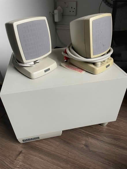 Photo of free Computer speakers with sub woffer (Loughborough LE11) #1