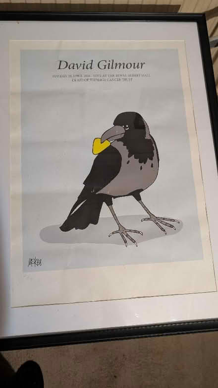 Photo of free David Gilmour poster (Tilekiln TN38) #1