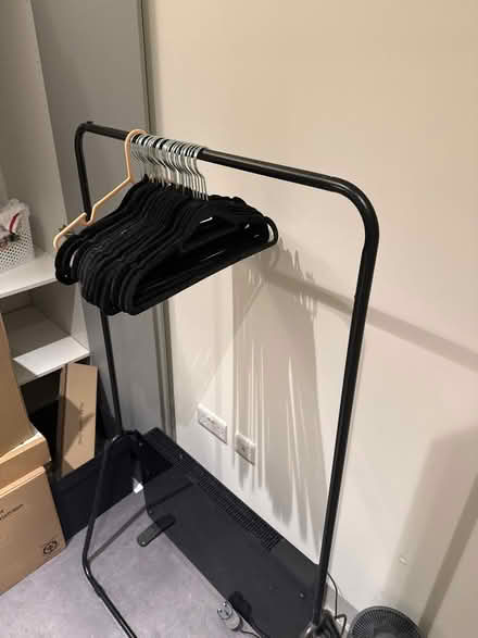 Photo of free Clothes rack with hangers (NW9) #4