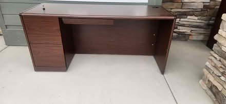 Photo of free Desk and book shelf (South Nampa) #1