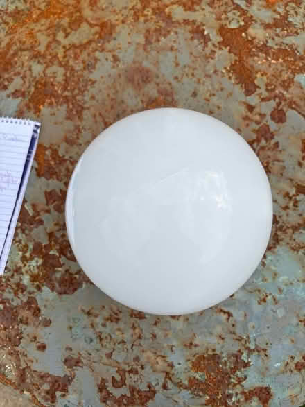 Photo of free White glass globe round lampshade (Chichester PO19) #2
