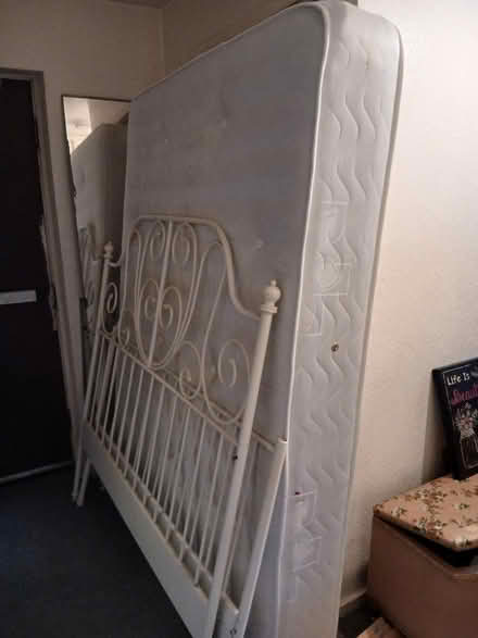 Photo of free Double bedframe and mattress (M410sw) #2