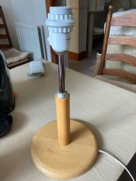 Photo of free IKEA table lamp - no shade (Bilton CV22) #1